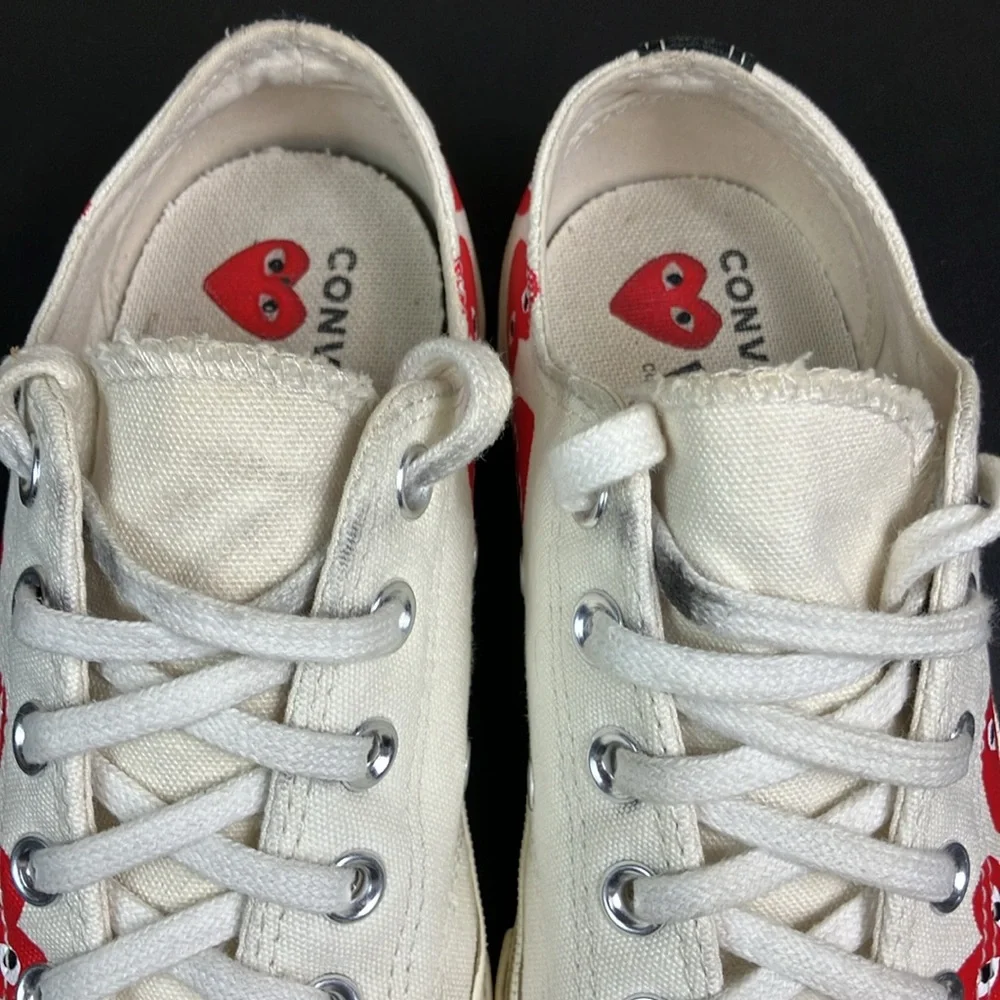 Converse x Comme Des Garçons Play Chuck 70 Sneaker Shoes‎ Unisex M 6 / W 8 - Picture 4 of 13